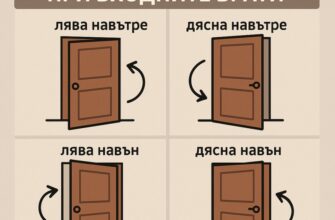 Посоки на отваряне при входните врати